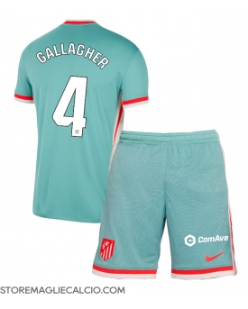 Atletico Madrid Conor Gallagher #4 Maglia Gara Trasferta Repliche 2024-25 Bambino